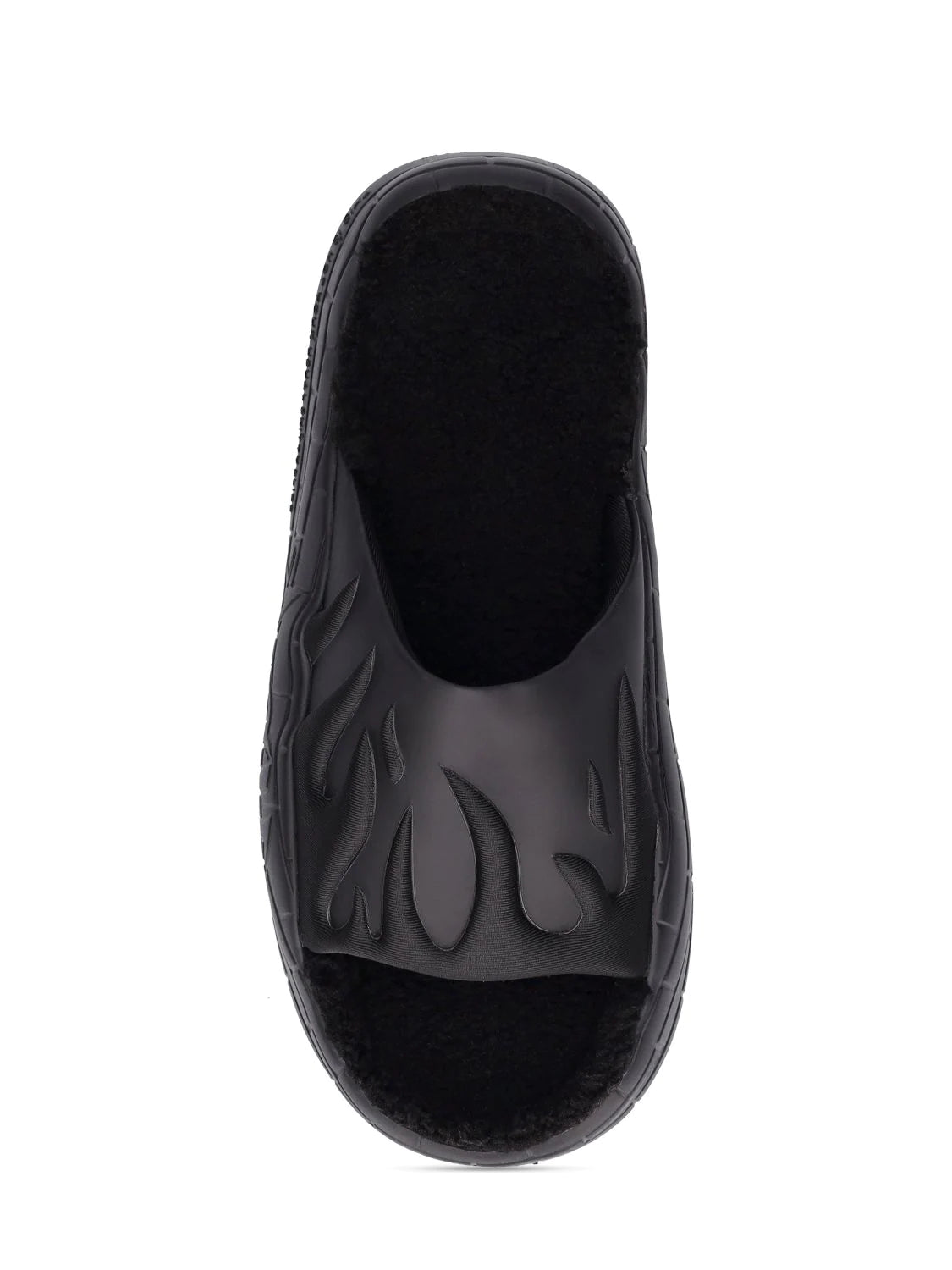 ACUPUNCTURE NYU Furry Slide Black
