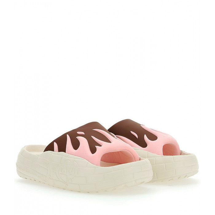 ACUPUNCTURE NYU Slide Brown Pink