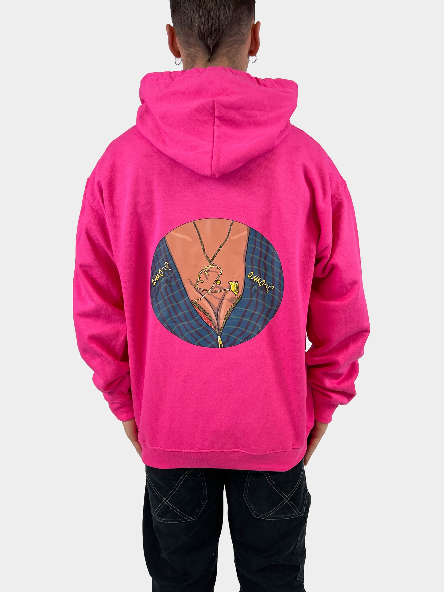 AMORE - Chain Hoodie Mini Logo