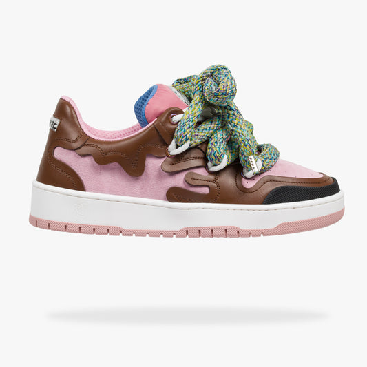LAVA Sneakers Pink Brown