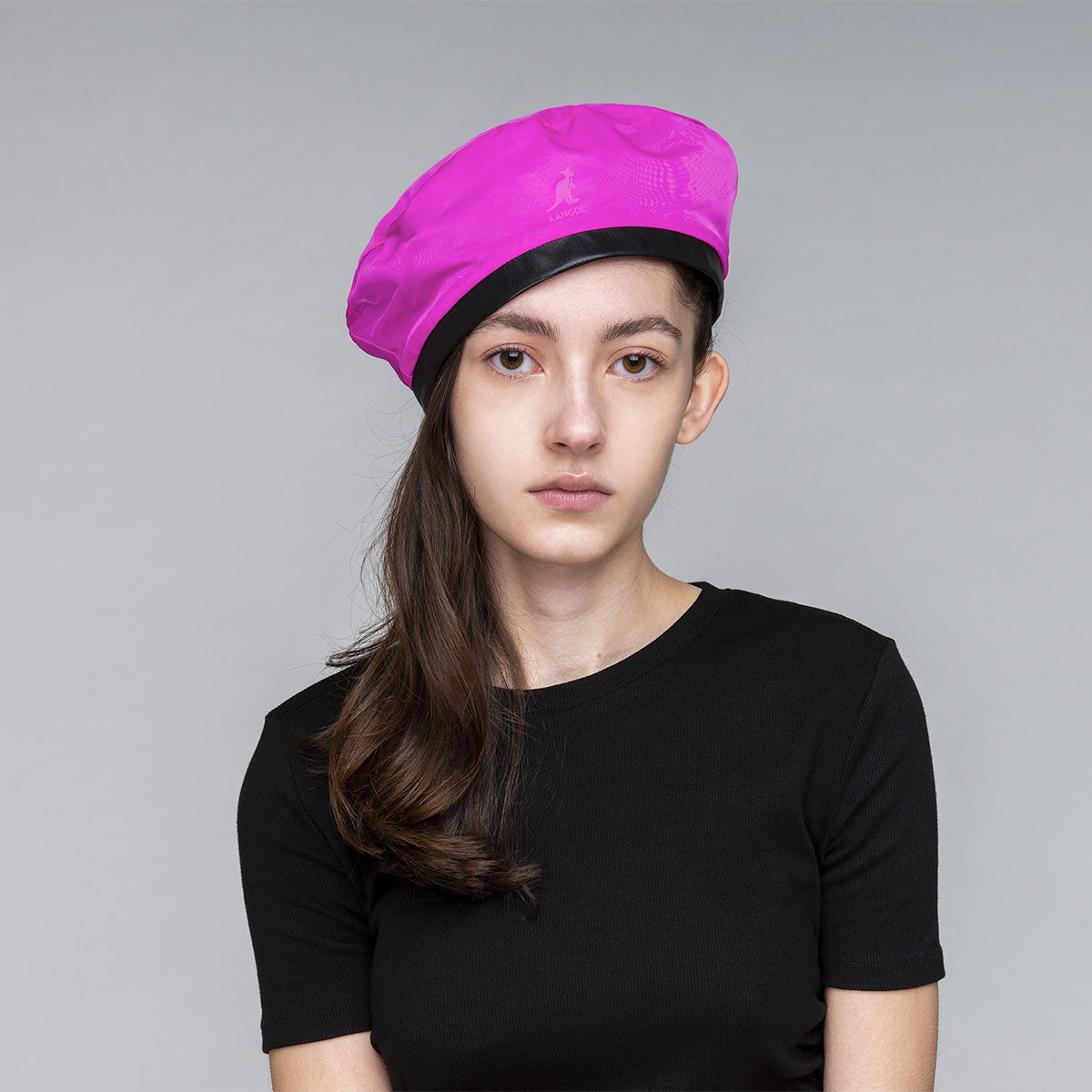 KANGOL Nylon Plush Reversible Beret