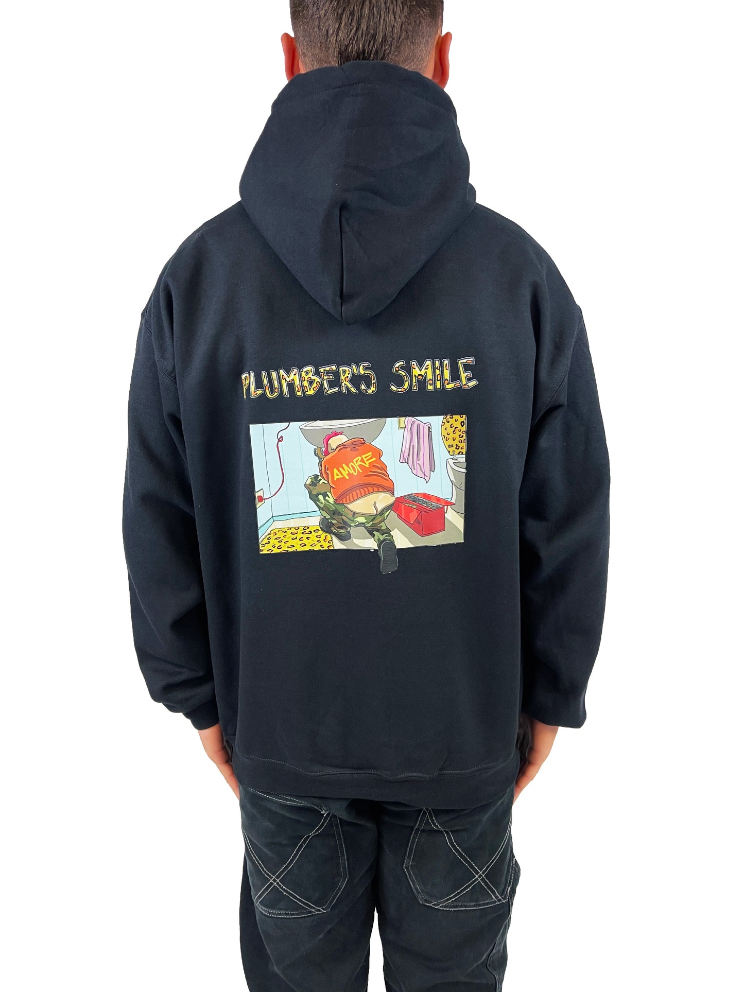 AMORE - Plumber's Smile Leopard Hoodie