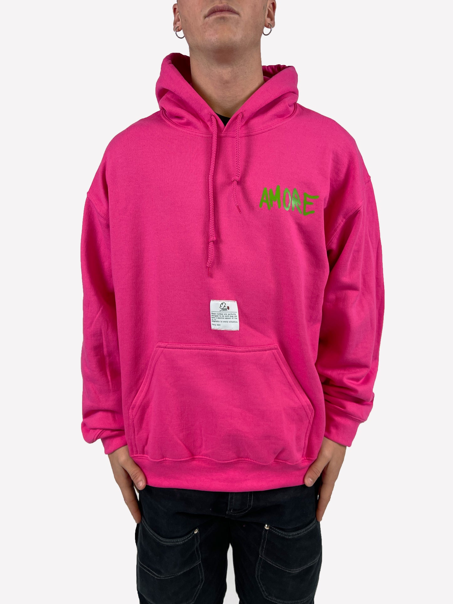 AMORE - Train Mini Logo Hoodie