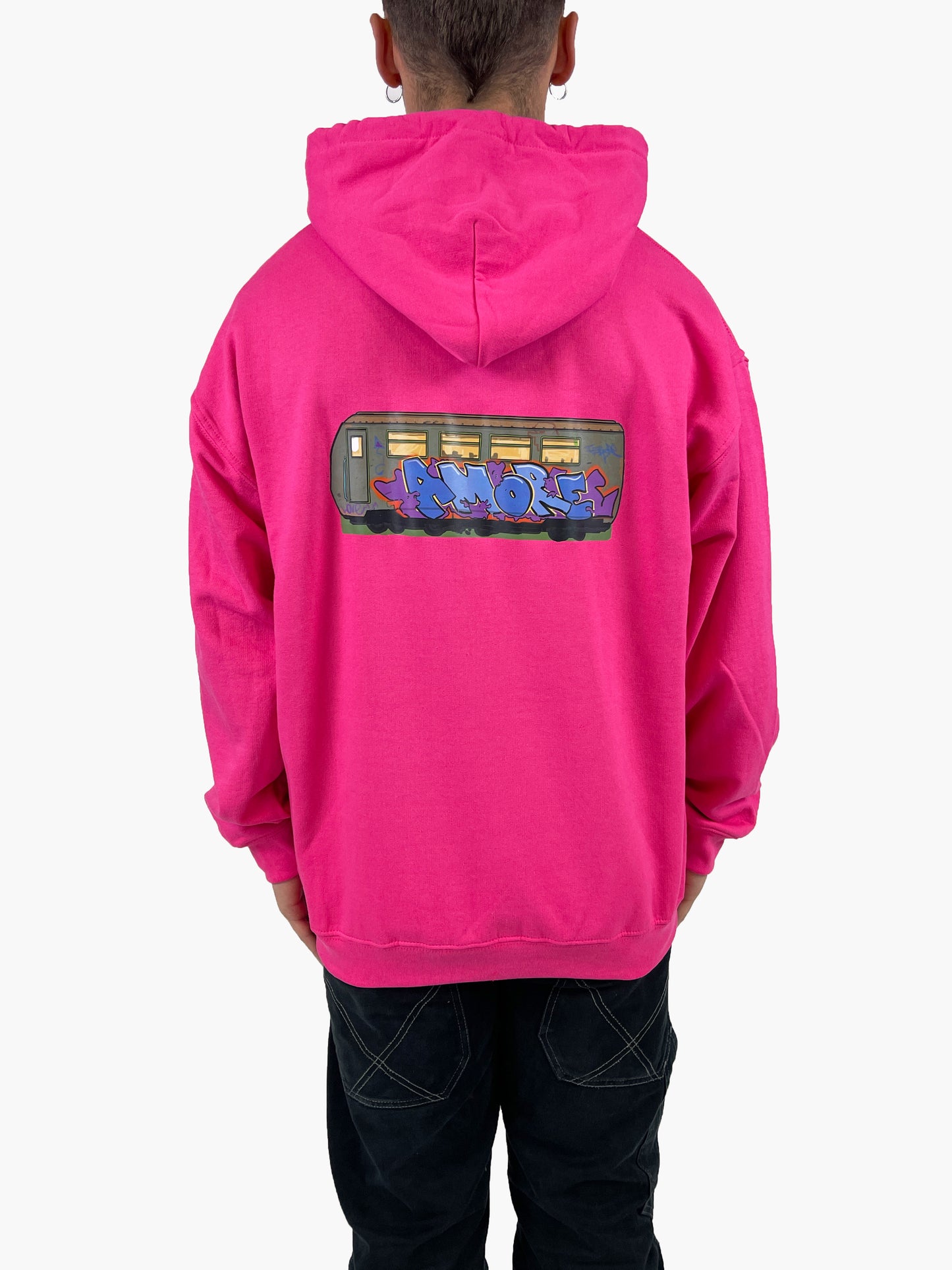 AMORE - Train Mini Logo Hoodie