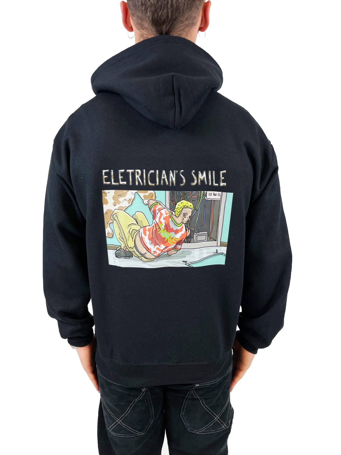 AMORE - Plumber's Smile Camo Hoodie